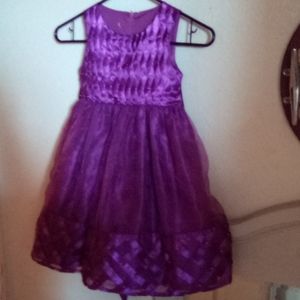 Purple dress with purls